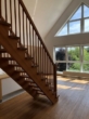 Exklusive "Penthouse" Wohnung mit großer Glasfront, Parkett und Balkon - Wohnzimmer/ Wohnbereich