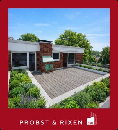 Exklusive Wohnung mit großer Dachterrasse, Kamin und Sauna, 21075 Hamburg, Terrassenwohnung