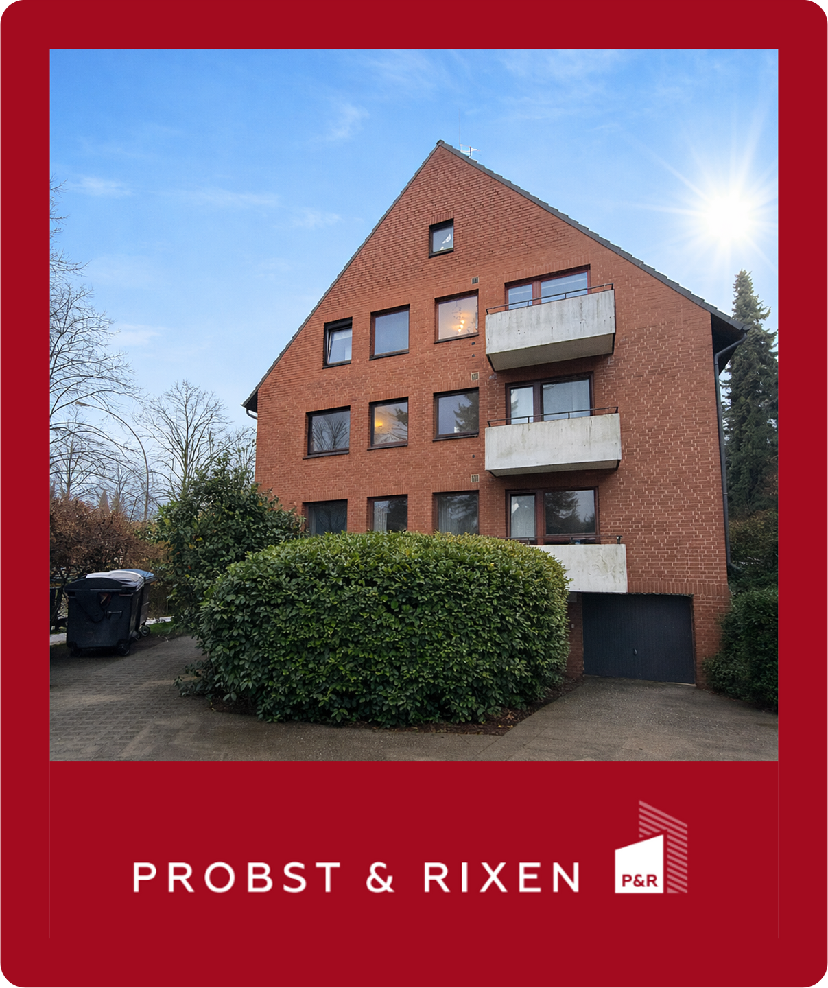 Gepflegte 2-Zimmer Wohnung mit Balkon und TG-Platz, 22459 Hamburg, Wohnung